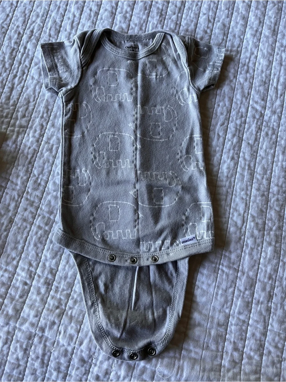Gerber Onesie Multi-Pack - Pastel Yellow, Mint, White, Gray